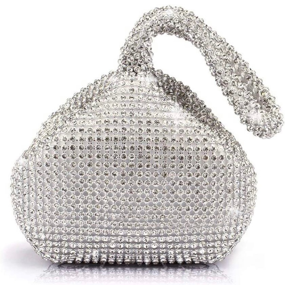 Sequin clutch bag